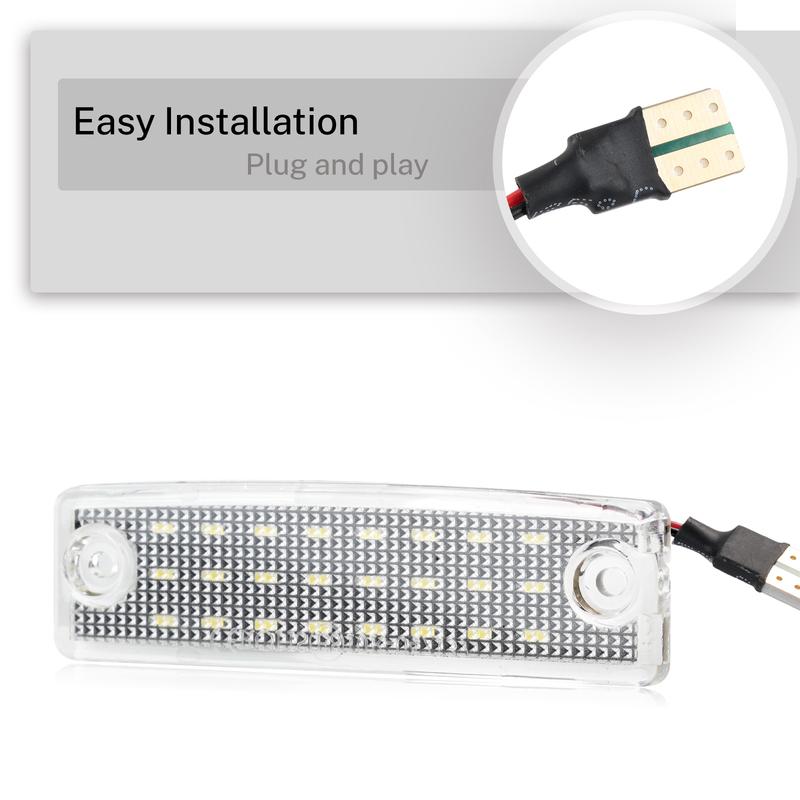 For Toyota Land Cruiser Prado 150 Haice 100 Series 4Runner Sienna Sequoia Hilux Lexus GX470 Led License Plate Lights 81270-35090