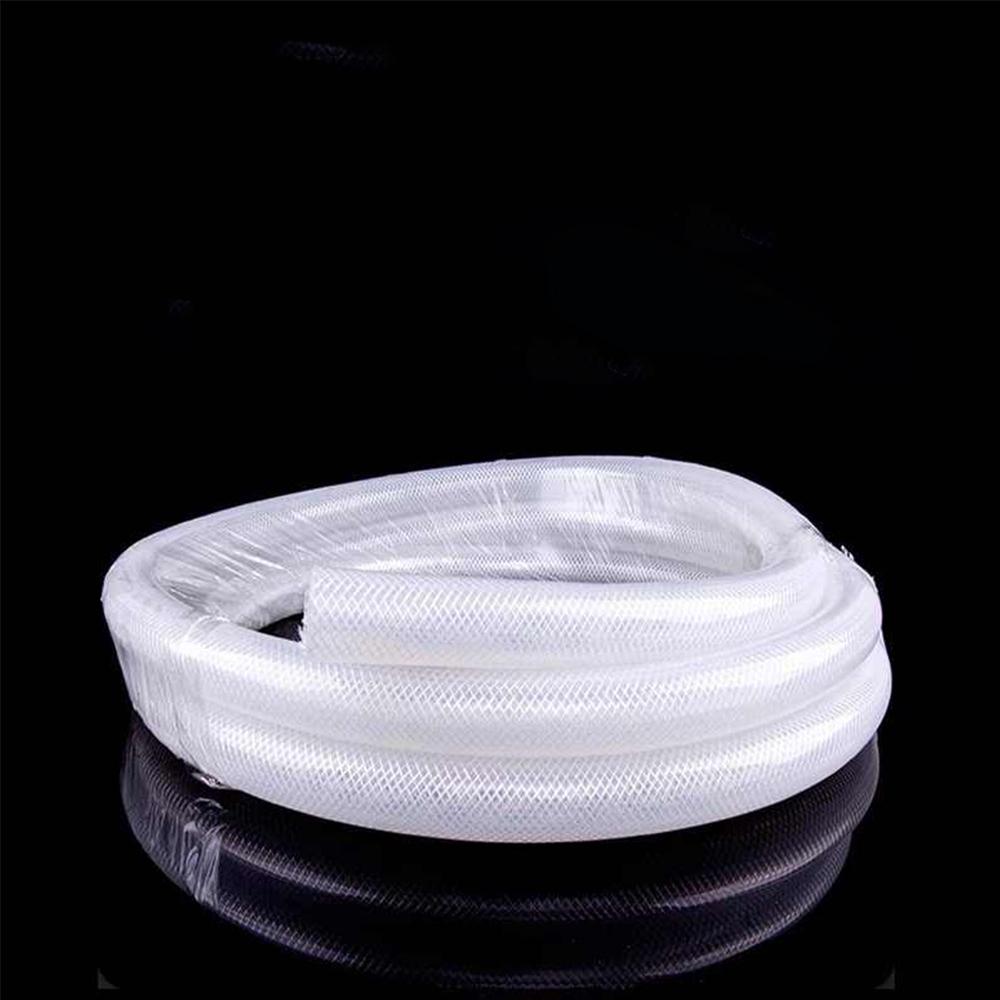 1 Meter ID 4-50mm Food Grade Silicone Tube High Pressure Steam Silicone Braided Tube Heat Resistant Braided Fiber Hose OD 9-64mm