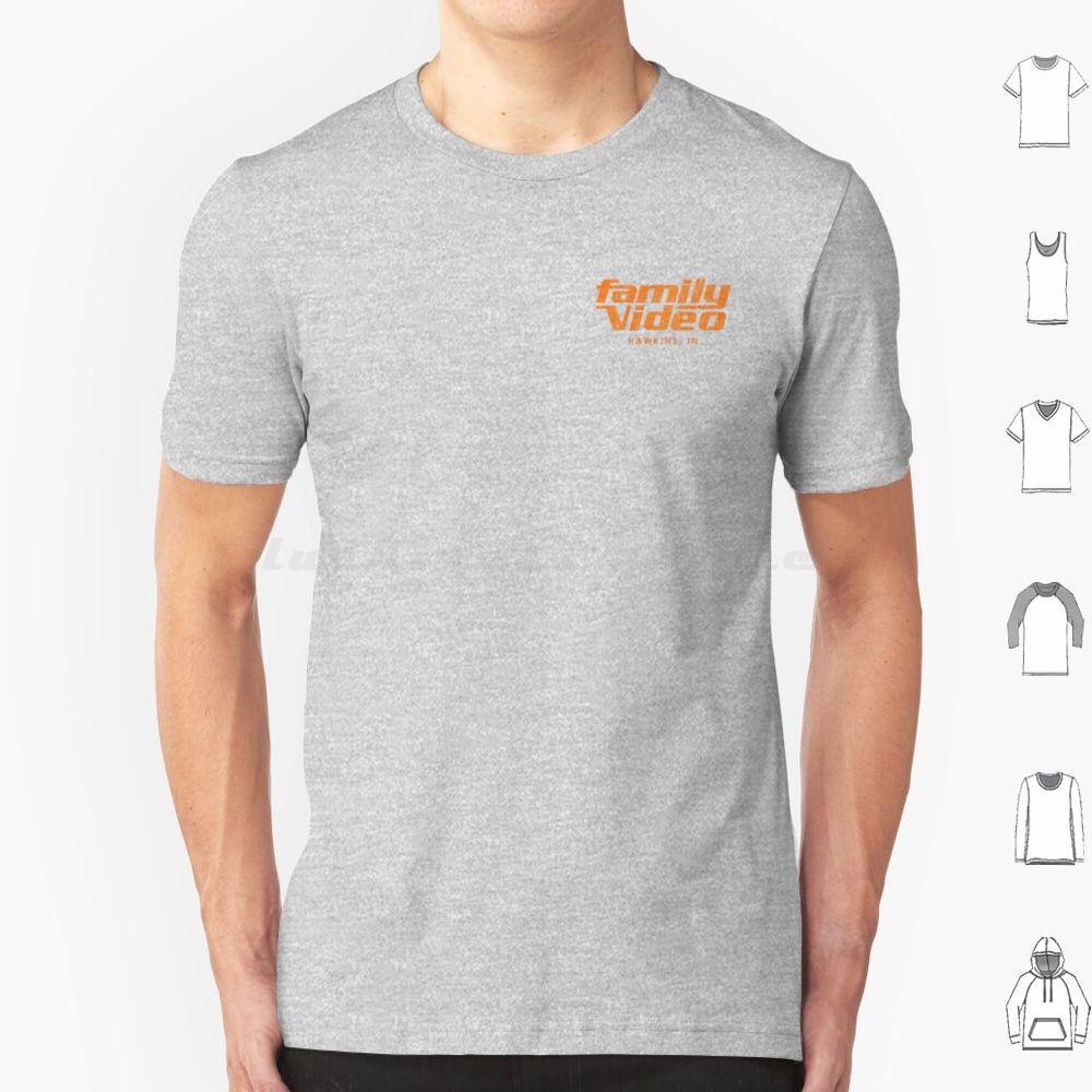 Family Video Hawkins In T Shirt Big Size 100 Cotton Eleven Mileven Millie Bobby Brown Finn Wolfhard Lucas Dustin Steve