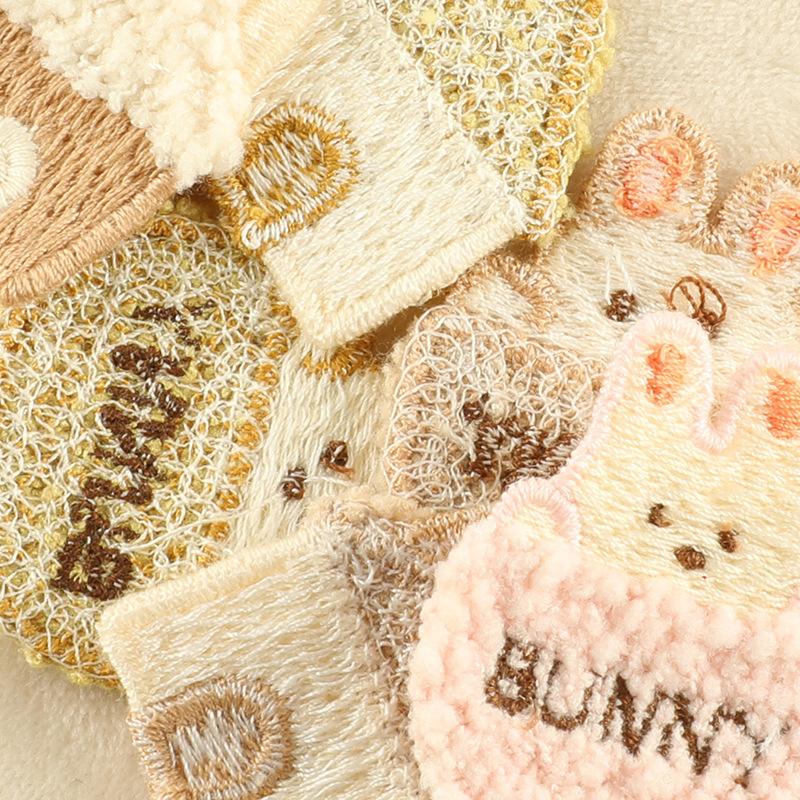 Accessories Hairpin Hair Accessories Accessories Water Soluble Embroidery Stickers House Rabbit Brooch DIY Patch Sticker Cloth Sticker