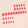 Wearing Nail Piece Red Gradual Change Nail Piece Simple European And American Fake Nail Removable Nail Piece 30 Pieces