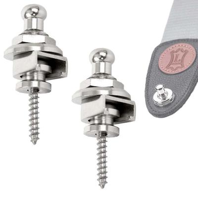 Gitarrengurt-Verriegelungsstift aus Metall, Gitarrengurt-Verriegelungsstift, Verriegelung für E-Gitarre und Bassgitarre, Gitarrengurt-Verriegelung ... Sturzprävention, Metall, leicht zu