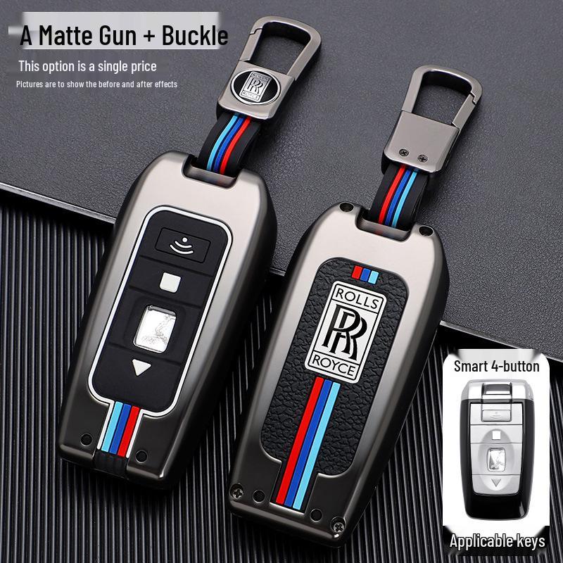 

Металлический чехол для ключа для Rolls-Royce: Ghost, Cullinan, Phantom, Wraith, Dawn