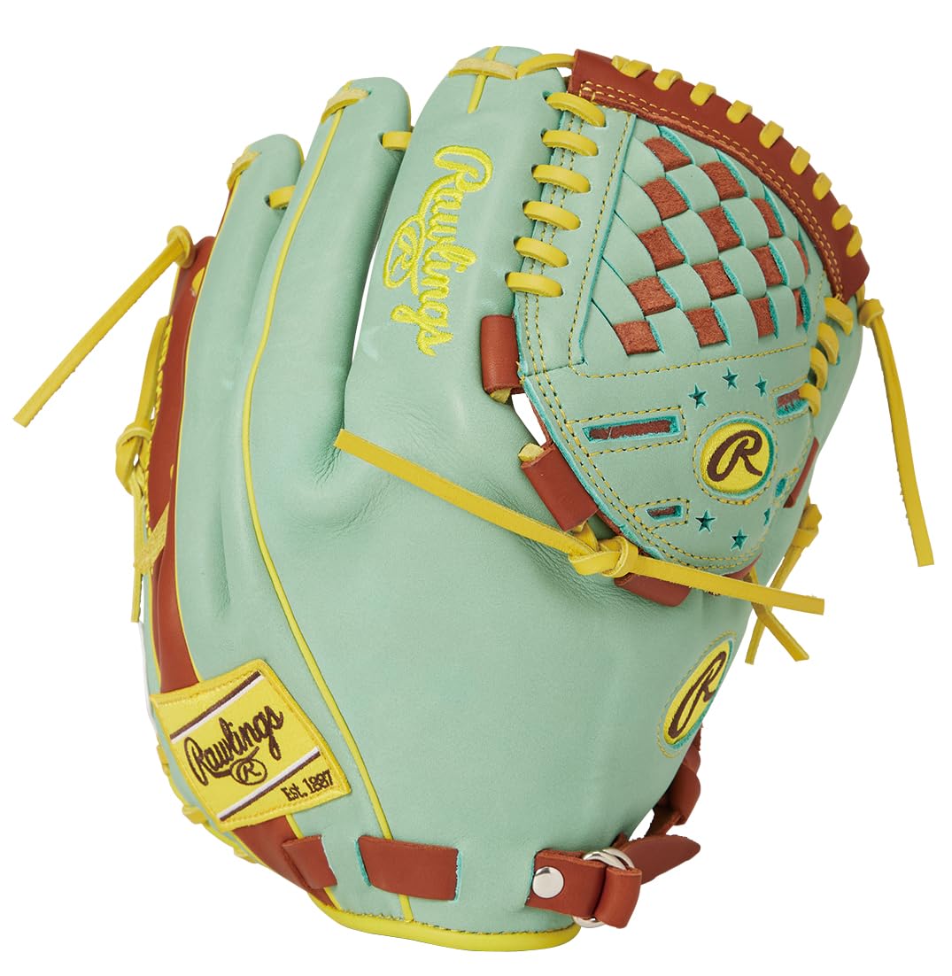 

Rawlings Перчатки бейсбольные софтбольные для взрослых HOH MLB COLOR SYNC GR5HMJ205FB мятно-коричневые [питчер] Размер 11,75 *Для питчеров-правшей (носится на левой руке)