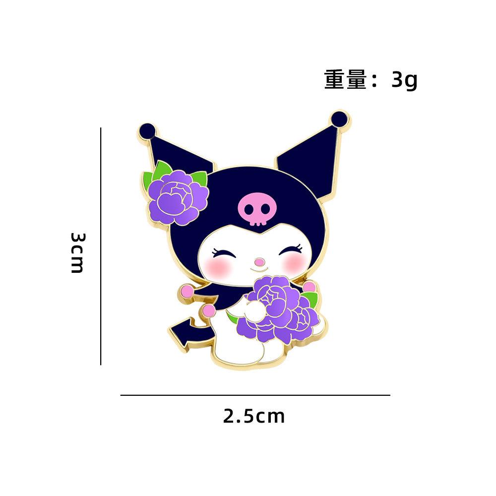 Beautiful NEW HOT Japanese Sanrio Cartoon Badges Cute Cinnamoroll Hello Kitty Pin Accessories Long Lasting High Quality