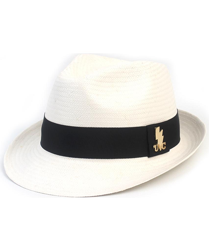 Yunibeosyeolkemiseuteuli Bu Gentle Line White Fedora Summer Hat