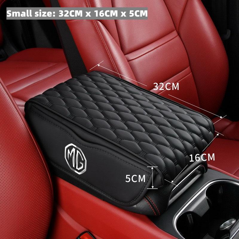 PU Leather Car Armrest Mat Cushion Auto Armrests Storage Box Cover Pad For MG ZS GS MG3 MG5 MG6 MG7 GT HS 350 Car Accessories bfl2