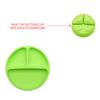 Cute Baby Infant Dining Plate Anti Slip Toddle Training Sucker Dishes Tableware