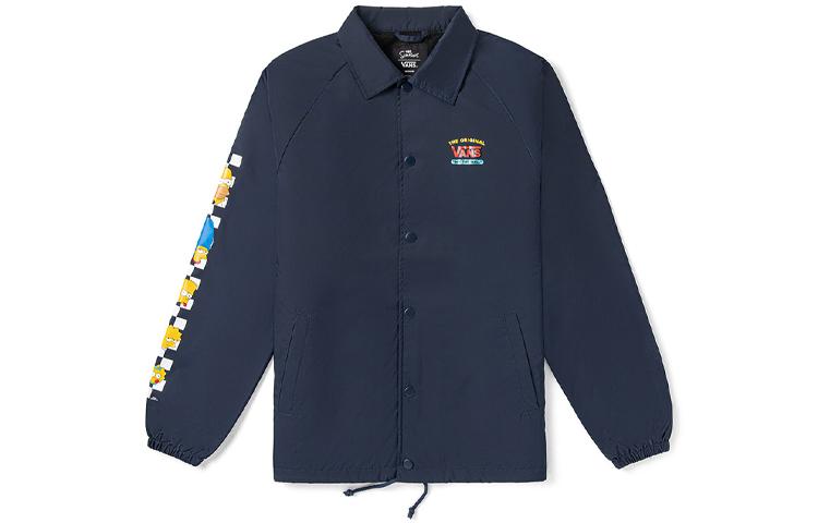 Vans Jackets Men s Navy Blue Lapel Moderate VN0002MUZZZ L
