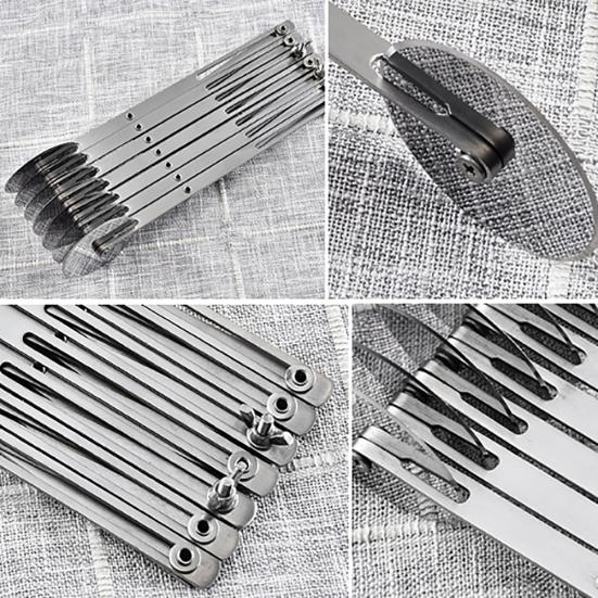 3/5/7 Wheels Dough Divider Pizza Cutter Roller Pastry Knife Cake Baking Tool