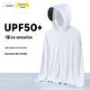 UPF50+ Women's Black Glue Brim Ice Silk Sun Protection Jacket - Breathable Anti-UV Summer Windbreaker.
