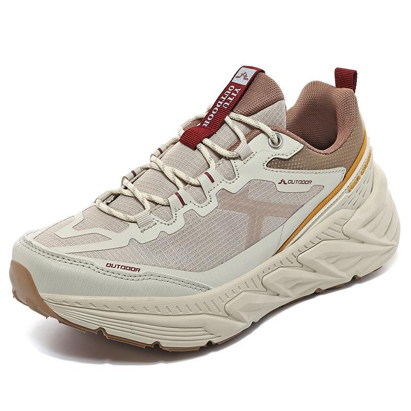 Outdoor Hiking Shoes Men's and Women's Mesh Breathable Non-slip Wear-resistant Off-road Hiking Shoes Lightweight Cushioning Hiking Shoes