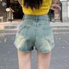Summer Women Gothic Fashion Design 2000s Aesthetic American Vintage Mini Denim Skirt Harajuku Gyaru Y2k Hot Streetwear