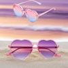 1/3pcs Heart Shaped Bee Fashion Glasses Casual Frame for Photography and Decoration