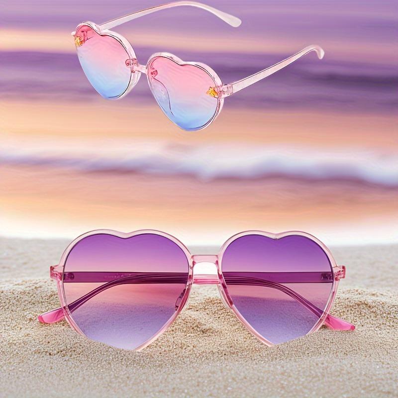 1/3pcs Heart Shaped Bee Fashion Glasses Casual Frame for Photography and Decoration
