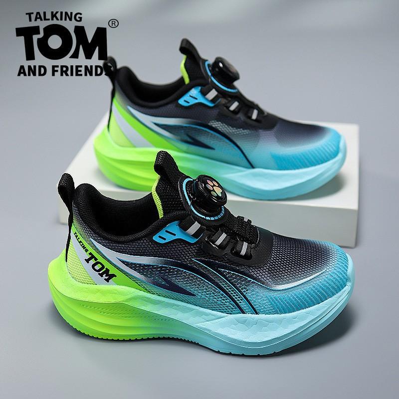 Tom Cat Children s Shoes Sports New Mesh Breathable Non-slip Middle Older Running Boys s The inner length of 29 is about 18.3 cm
