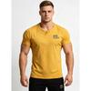 Men's Plus Size Henley T-Shirt (Up to 6XL) - 95% Cotton Short Sleeve Crew Neck Tee with Chest Logo - Big and Tall Casual Summer Top