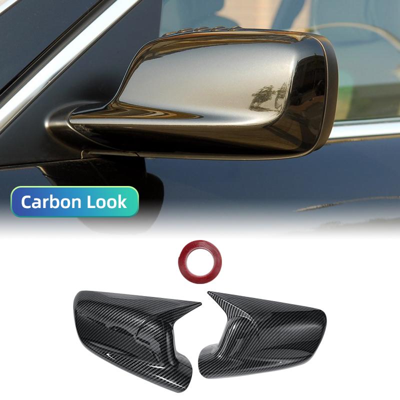 Paar Zijspiegelkappen Spiegeldop Voor BMW 7 Serie E65 E66 2001-2008 E67 2002-2008 Voor E46 Coupé Spiegelkap