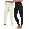 Women Warm Stretch Yoga Leggings High Waist Tight Sports Pants
