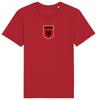 Albania Flag Badge T-Shirt 2024, Adults Kids Baby Family, Football Euro Shipping
