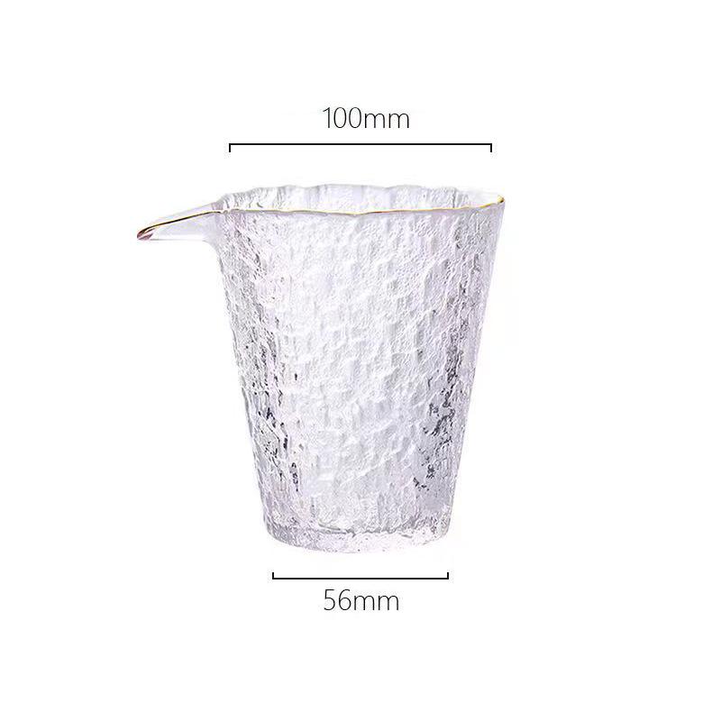 Vysoce kvalitní kladivový skleněný čajový set, japonská konvice, čínský kung-fu čajový obřad, hrnky na kávu, skleněný hrnek, gaiwan čajové nádobí