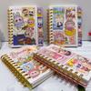 A7 Cartoon Bronzing Coil Book Cute Cartoon Spacer Notebook Girl Heart Sticky Note Book Notepad Handbook