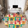 1pc Glasses Cats Office Round Area Rug,  Mat Suitable ForOffice, Under Office Chairs Bedroom Living Room Home Decor, Room Deco