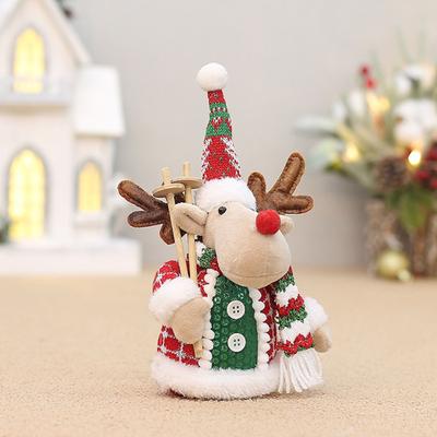 Christmas Decorations Reindeer Snowman Ornament Cartoon Festive Hanging Decor for Home Party Tree Indoor Outdoor Xmas Decoration