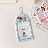 Photocard Holder Korean Popular Photo Card Holder with Keychain ID Cards Holder Pendant Keychain Student Card Sleeves