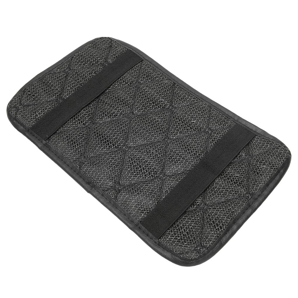 Armrest Box Mat Waterproof Dustproof PU Lther Mat Storage Box Cover Pad for Car Use