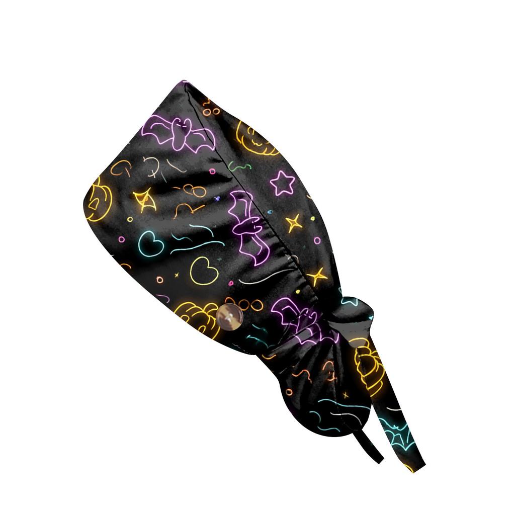 Șapcă de lucru cu imprimeu de Halloween la modă, șapcă casual pentru femei, șapcă de spălat, șapcă Baotou