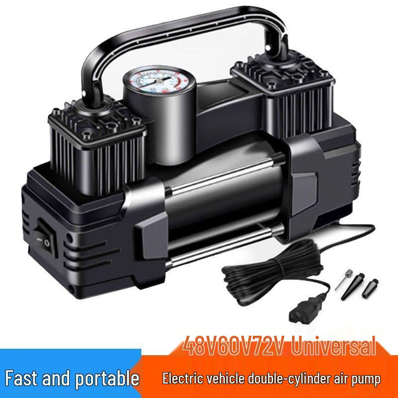 Универсальный электрический воздушный насос для автомобилей, мотоциклов и трехколесных велосипедов