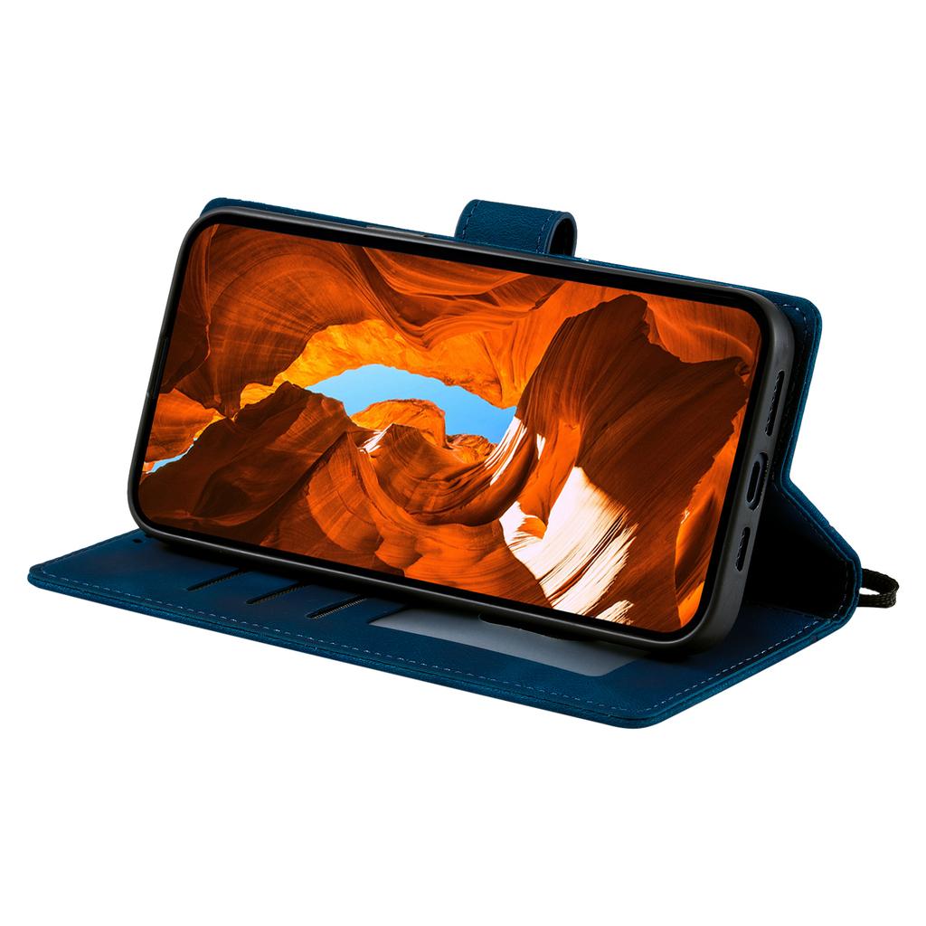 Pro Motorola Moto G86 5G Pouzdro S Potiskem Totemu Kožený Kryt na Telefon Peněženka s Poutkem na Ruku