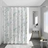 Anti-Mouldy Shower Curtain High Quality Peva Thickened Partition Bathroom Hanging Curtain Extra Long Printing Hanging Curtain