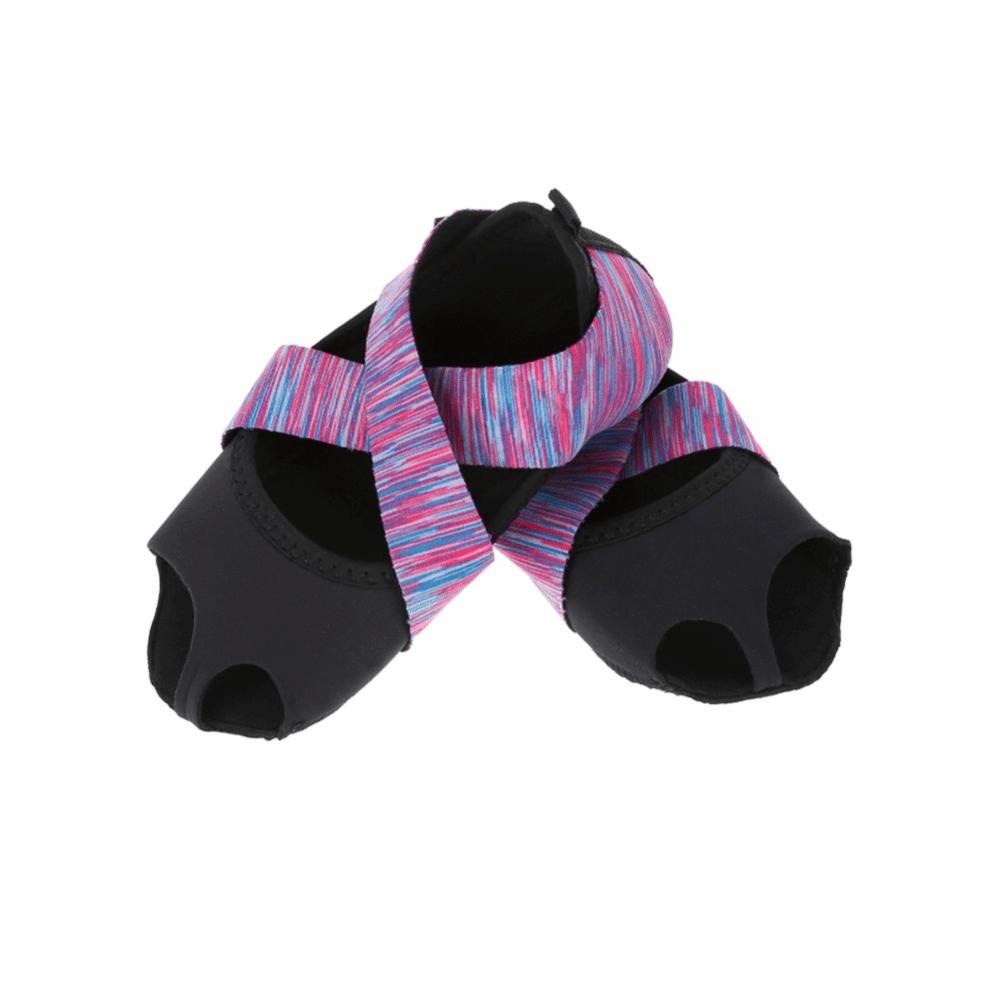 1 Pair of Non-Slip Pilates Shoes Purple Barre Shoes Comfortable Dance Training Shoes Barre Workout