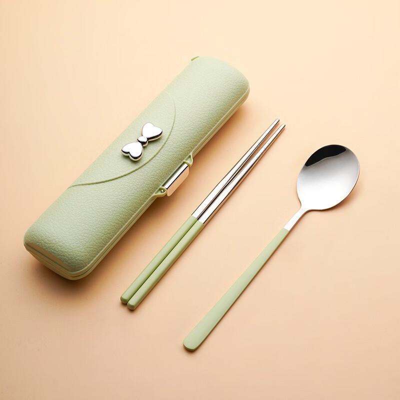 Avocado Green 304 Stainless Steel Cutlery Set