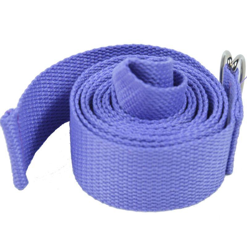 

Long Yoga Stretch Belt Cotton Stretch Tension Fixing Strap Yoga Hanging Hang Rope More Air Auxiliary Household Utensils Light purple [standard 1.83 meters]]