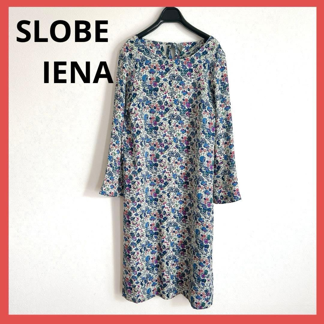 Slow Jena Small Flower Pattern Dress Long Sleeve Natural Feminine Spring Autumn Loose