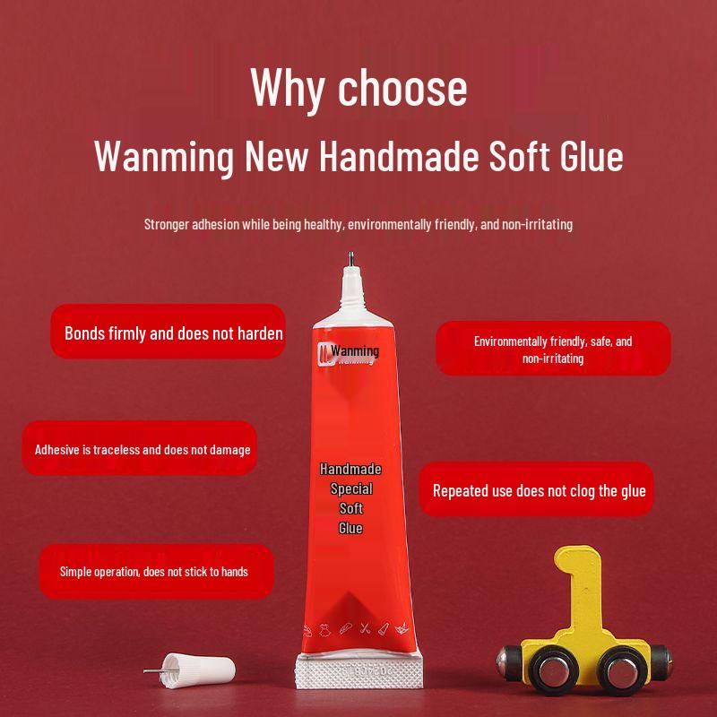Wanming Transparent Non-Sticky DIY Handmade Glue for Kids' Crafts