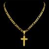 Stainless Steel Cross Necklaces for Men Women Gold Silver Color Hip Hop Crucifix Man Necklace Jewelry collar hombre NZZZ1331S02