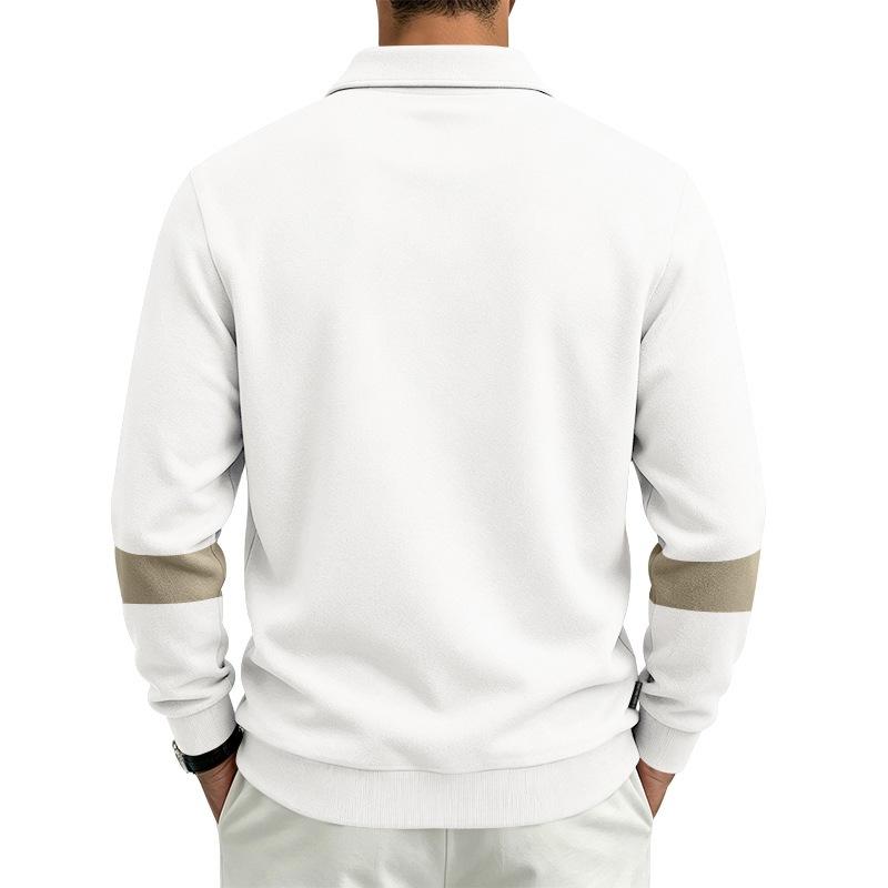 Men S Loose Casual Turn Down Collar Button Polo Shirt For Commute