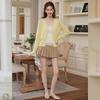 Women's French Style Soft V-Neck Knit Cardigan