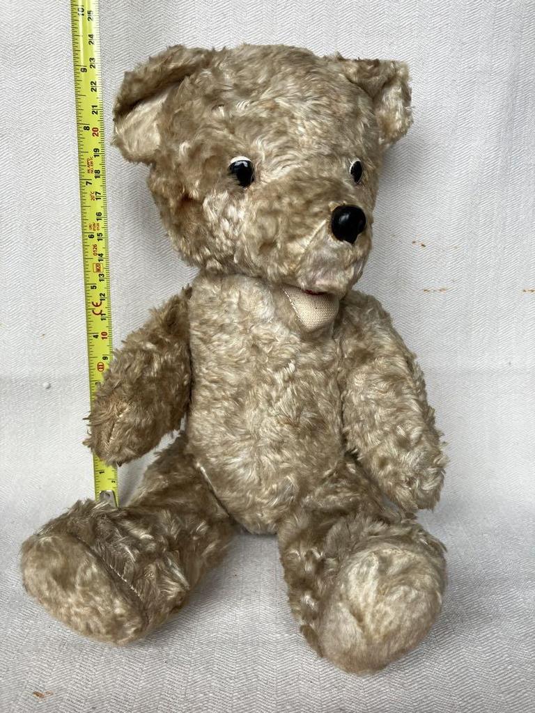 [USED] Teddy bears found at a Slovenian flea market. Slovenian antiques.