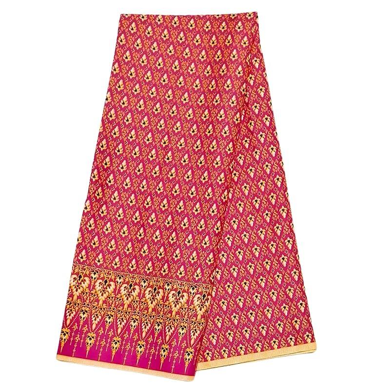 

KINOKINO Thailand batik pattern cotton print material asian ethnic cloth (O)