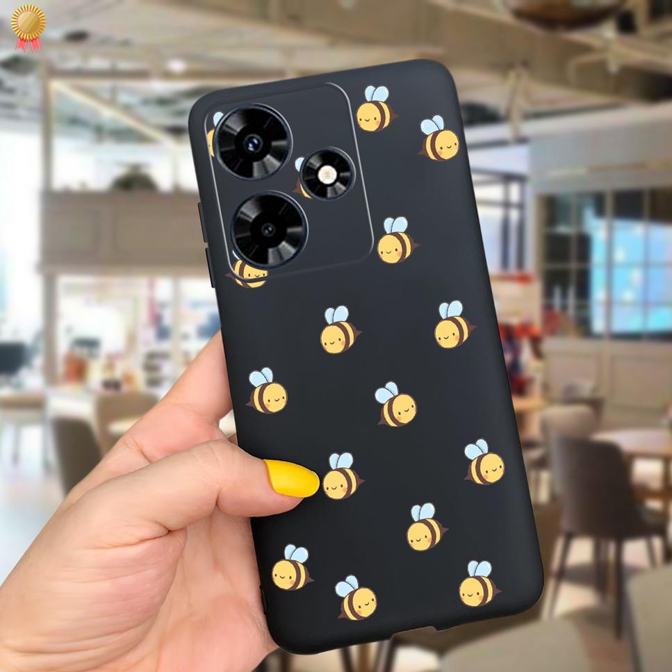 For Infinix Hot 30 Play 30i 4G Case Cute Astronaut Painted TPU Silicone Shockproof Cover For Infinix Hot 30 Play 30i Phone Case