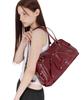 Sac M.O.S en Simili Cuir Sunburnproject, Bordeaux