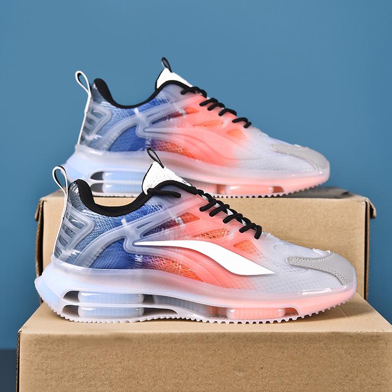 Couple Tennis Shoes Men Women Mesh Breathable Flat Fashuon Outdoor Sports Lace-up Walking Shoes Wear-resisting Sneakers for Men