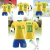 High-quality 2223 Brazil Football Uniform Set For Adults And Kids Outdoor Fitness And Sports