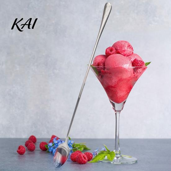 Kitchen Utensils for Drinks Stainless Steel Long Handle Mixing Spoon, Polished Metal Stirring Professional Barware Supplies Tall Glass Bar Spoon