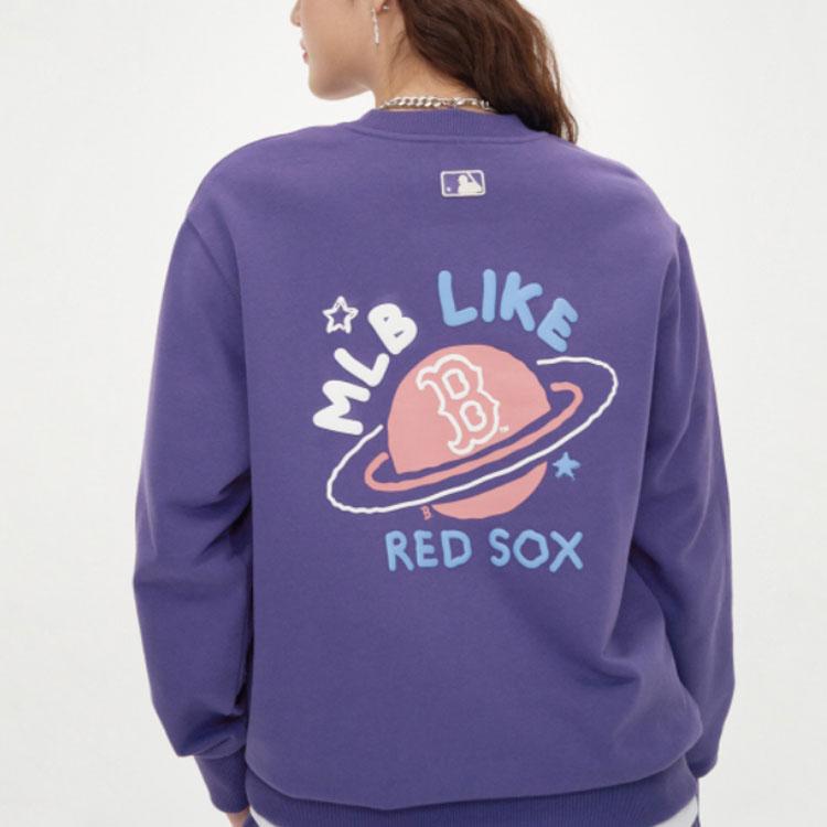 New MLB Sweatshirts Unisex Purple 3AMTL0114-43NYL